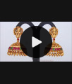 Premium Lakshmi Design Antique Jhumki Earrings ER2733 Premium Lakshmi Design Antique Jhumki Earrings ER2733