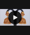 Attractive Lakshmi Model Ruby Stone Antique Jimiki Earrings ER2736 Attractive Lakshmi Model Ruby Stone Antique Jimiki Earrings ER2736