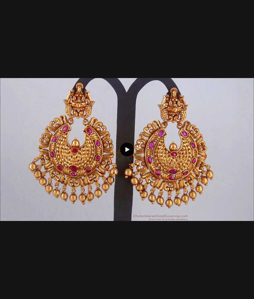 Big Dangler Antique Earring Vintage Finish Kemp Stone ER2850 Big Dangler Antique Earring Vintage Finish Kemp Stone ER2850