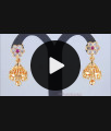 Latest Model Impon Jhumki Gati Stone Jewelry ER3272 Latest Model Impon Jhumki Gati Stone Jewelry ER3272