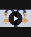 Premium Quality Impon Panchaloha Jhumki Stone Collection ER3273 Premium Quality Impon Panchaloha Jhumki Stone Collection ER3273