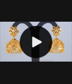 Stylish Gold Plated Jhumki Earring Imitation Jewelry ER3276 Stylish Gold Plated Jhumki Earring Imitation Jewelry ER3276