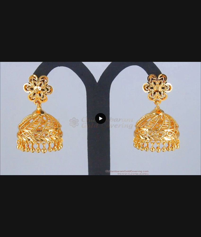 Stylish Gold Plated Jhumki Earring Imitation Jewelry ER3276 Stylish Gold Plated Jhumki Earring Imitation Jewelry ER3276