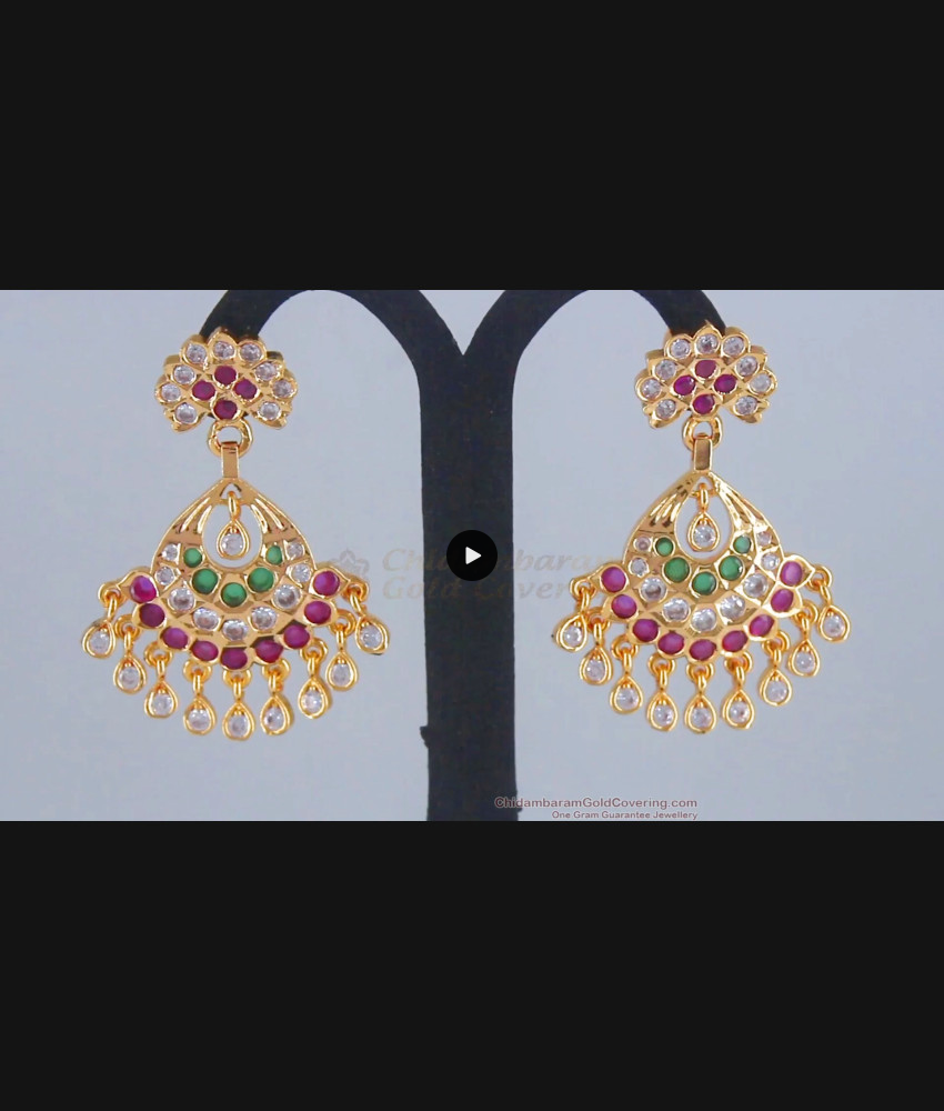 High Quality Dangler Gold Impon Earring Bridal Collection ER3287 High Quality Dangler Gold Impon Earring Bridal Collection ER3287