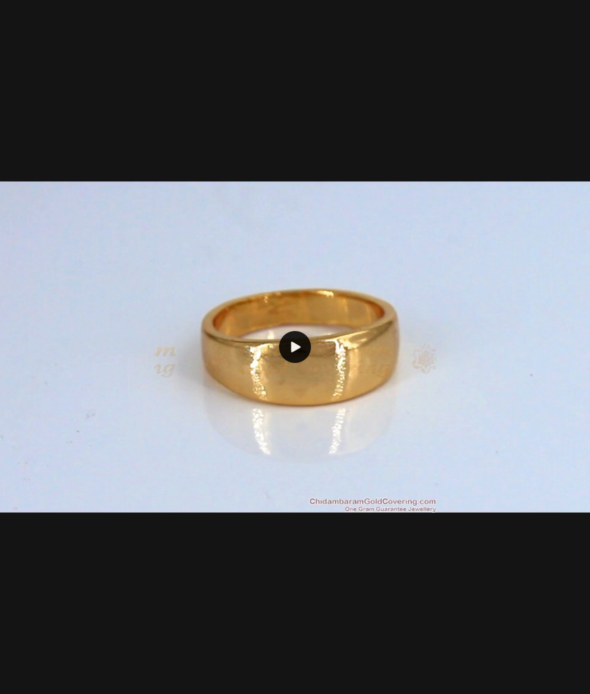 Thick And Plain Pure Original Impon Finger Ring Simple Daily Wear FR1071 Thick And Plain Pure Original Impon Finger Ring Simple Daily Wear FR1071