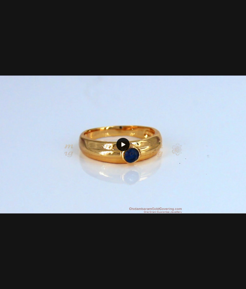 Daily Wear Blue Sapphire Original Impon Finger Rings For Ladies FR1087 Daily Wear Blue Sapphire Original Impon Finger Rings For Ladies FR1087