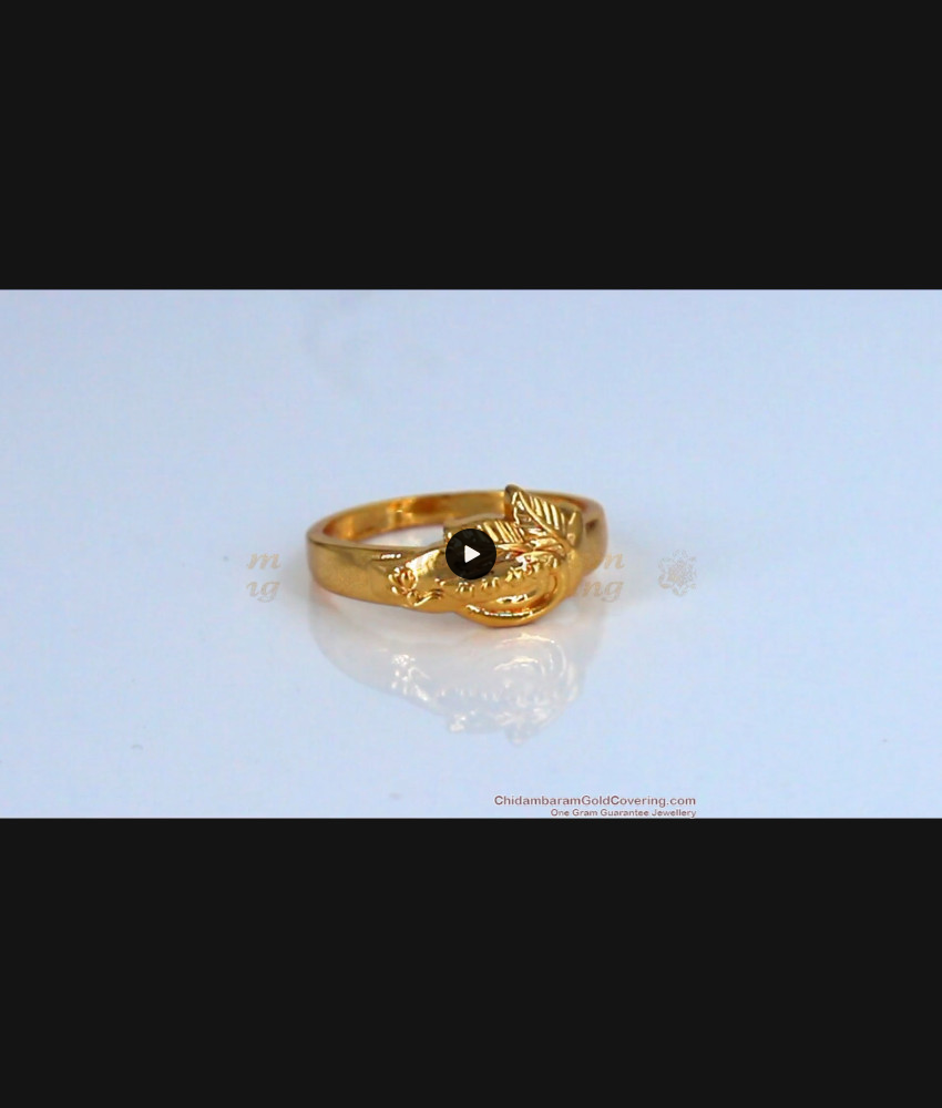 Daily Wear Leaf Design Original Impon Finger Ring Collections FR1106 Daily Wear Leaf Design Original Impon Finger Ring Collections FR1106