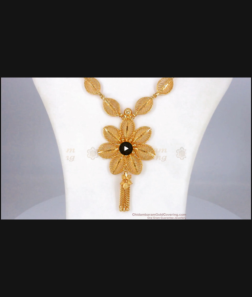 New Arrival Flower Design Gold Haram For Party Wear HR1839 New Arrival Flower Design Gold Haram For Party Wear HR1839