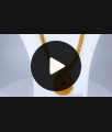 Single Ruby Stone Gold Long Chain Dollar Type One Gram Gold Jewelry HR1778 Single Ruby Stone Gold Long Chain Dollar Type One Gram Gold Jewelry HR1778