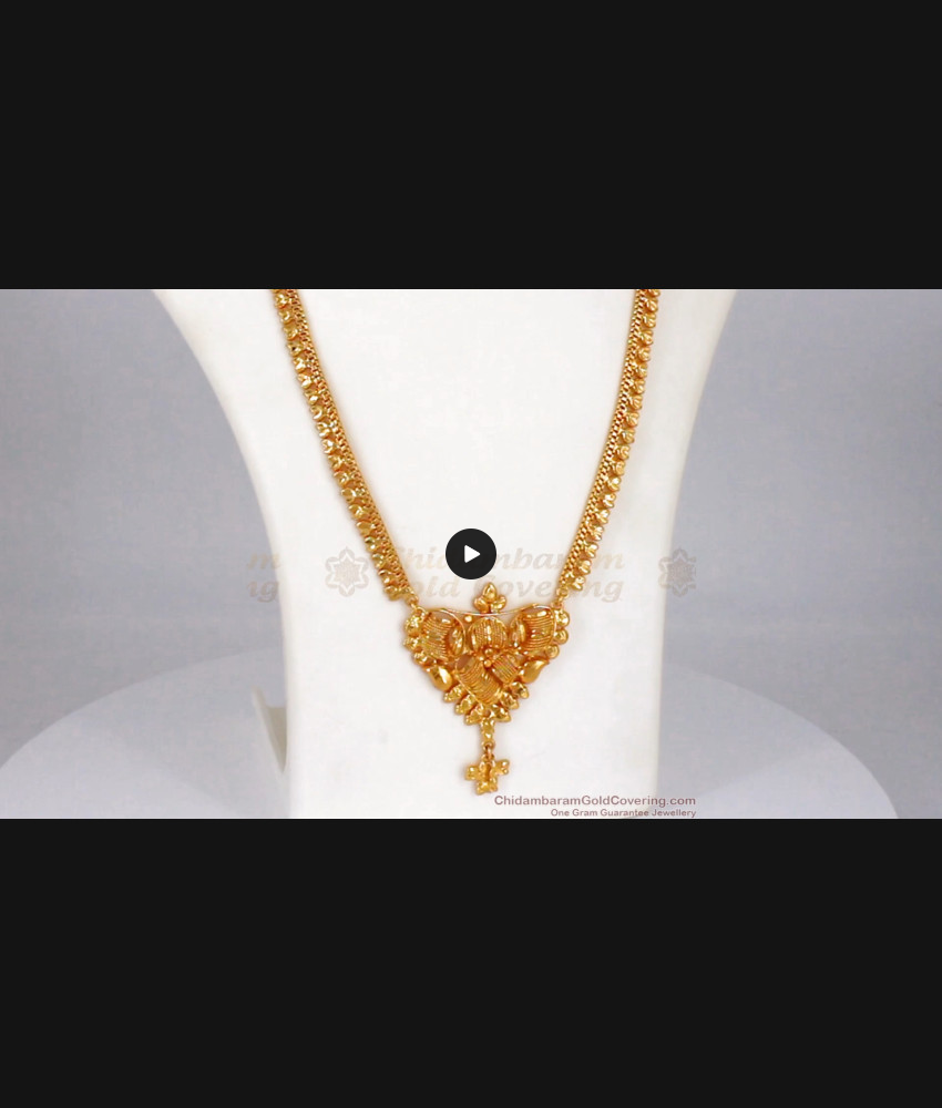 Traditional Calcutta Design Gold Haram From Chidambaram Gold Covering HR1799 Traditional Calcutta Design Gold Haram From Chidambaram Gold Covering HR1799