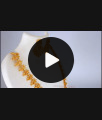 New Arrival Diamond Stone Gold Haaram With Earring Bridal Jewelry HR1898 New Arrival Diamond Stone Gold Haaram With Earring Bridal Jewelry HR1898