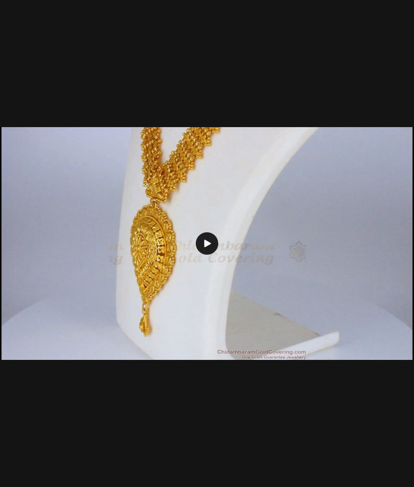 Grand Wedding Gold Haram Designs Bridal Set with Earrings HR1934 Grand Wedding Gold Haram Designs Bridal Set with Earrings HR1934