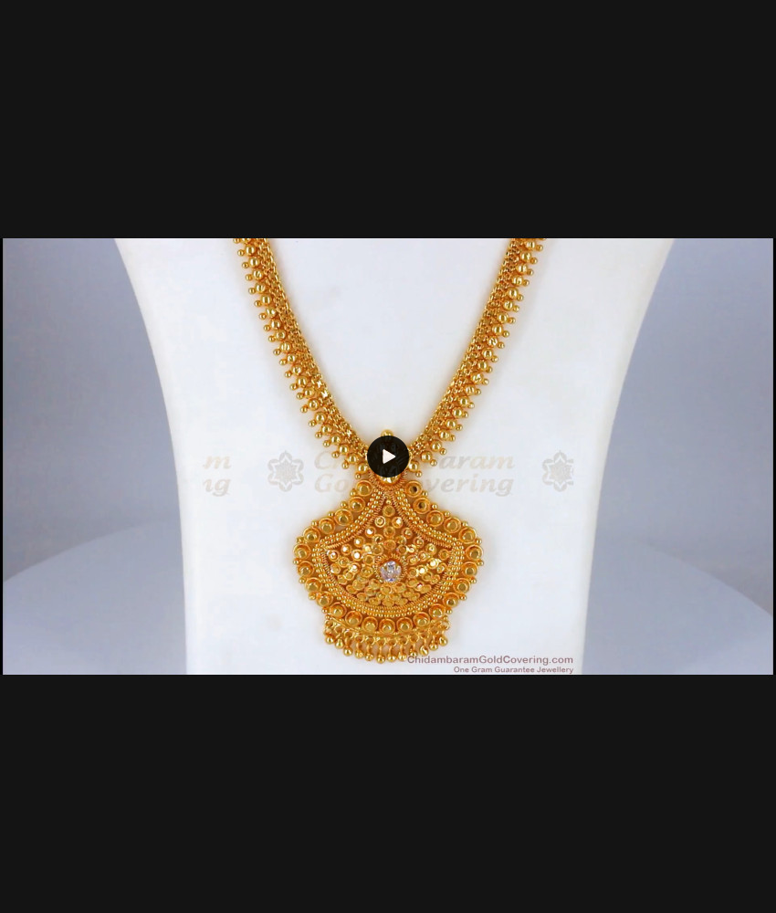 Traditional White Stone Gold Haram Collections HR1943 Traditional White Stone Gold Haram Collections HR1943