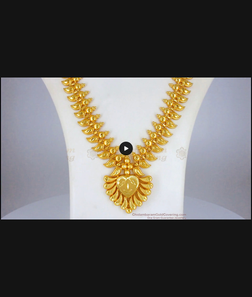 1 Gram Gold Haram For Ladies From Chidambaram Gold Covering HR2000 1 Gram Gold Haram For Ladies From Chidambaram Gold Covering HR2000