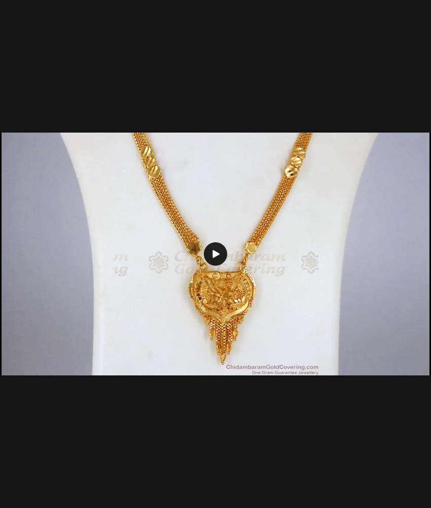One Gram Gold Dollar Mangalsutra Haram Online Collections HR2049 One Gram Gold Dollar Mangalsutra Haram Online Collections HR2049