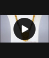 Gold Forming Long Black Beads Mangalsutra Haram Designs HR2057 Gold Forming Long Black Beads Mangalsutra Haram Designs HR2057