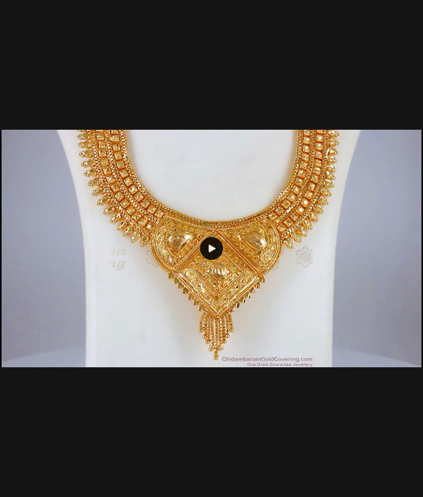 Wedding Collection One Gram Gold Calcutta Haram Designs Shop Online HR2067 Wedding Collection One Gram Gold Calcutta Haram Designs Shop Online HR2067