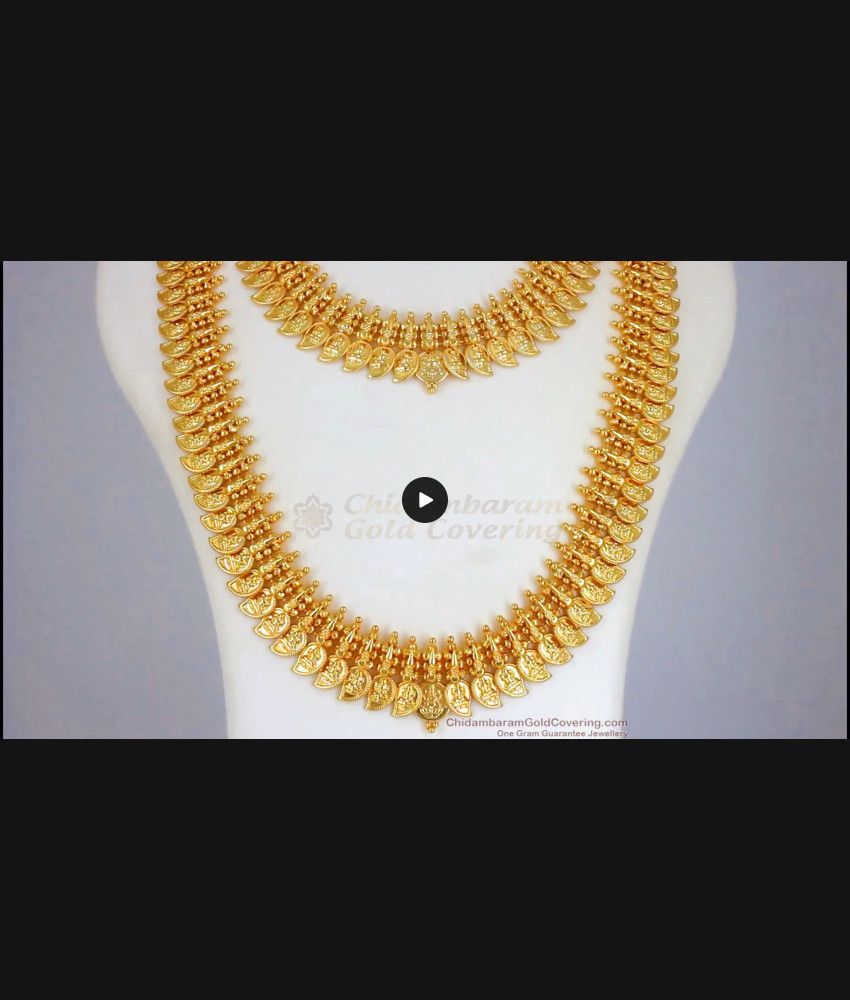 Mango Lakshmi Combo Set One Gram Gold Haram HR2148
