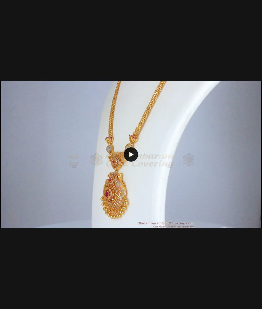 Gorgeous Zircon Stone Gold Plated Haram Earring Combo HR2302 Gorgeous Zircon Stone Gold Plated Haram Earring Combo HR2302