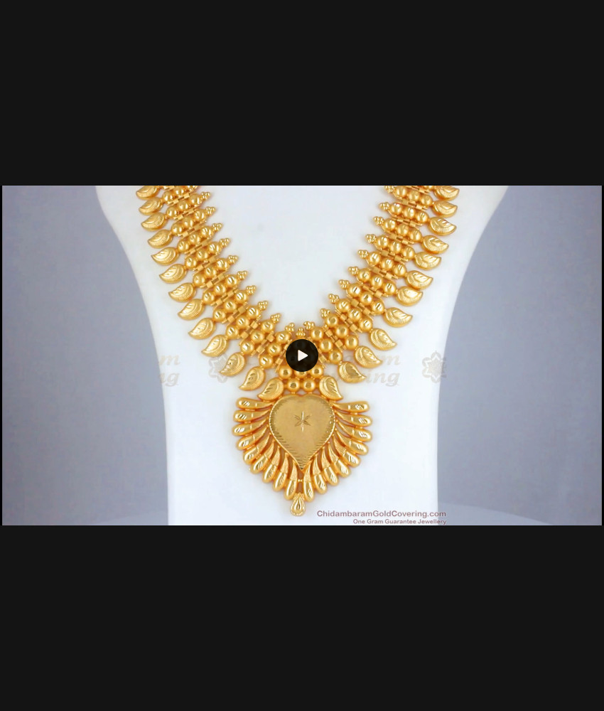 30 Inch Long Gold Haram Forming Design Bridal Collection HR2328 30 Inch Long Gold Haram Forming Design Bridal Collection HR2328