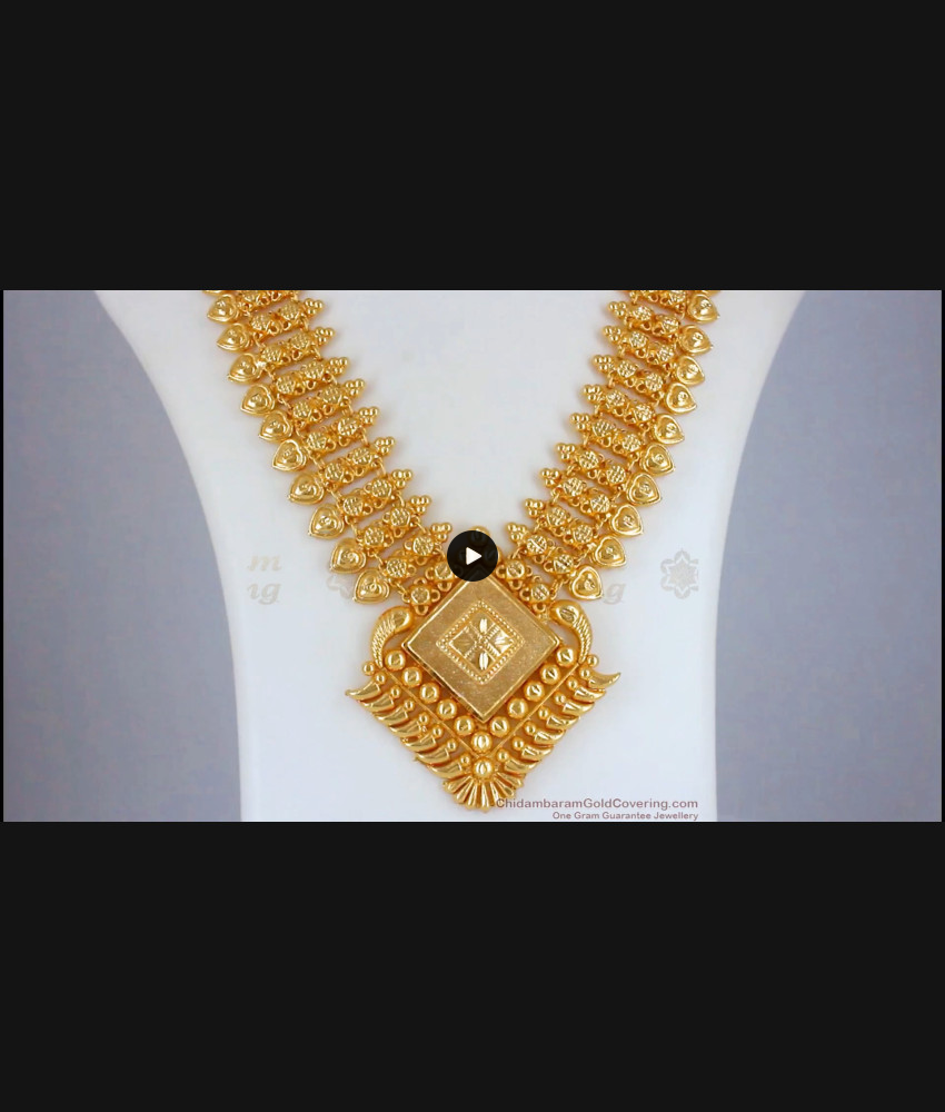 Unique Handcrafted Gold Plated Haram Design With Price HR2332 Unique Handcrafted Gold Plated Haram Design With Price HR2332