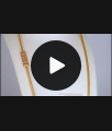 New One Gram Gold Half Frame Multi Stone Pendant Chain MCH1003