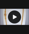 30 Inches Long One Gram Gold Mugappu Thali Kodi Chain Ball Pendant MCH1019-LG