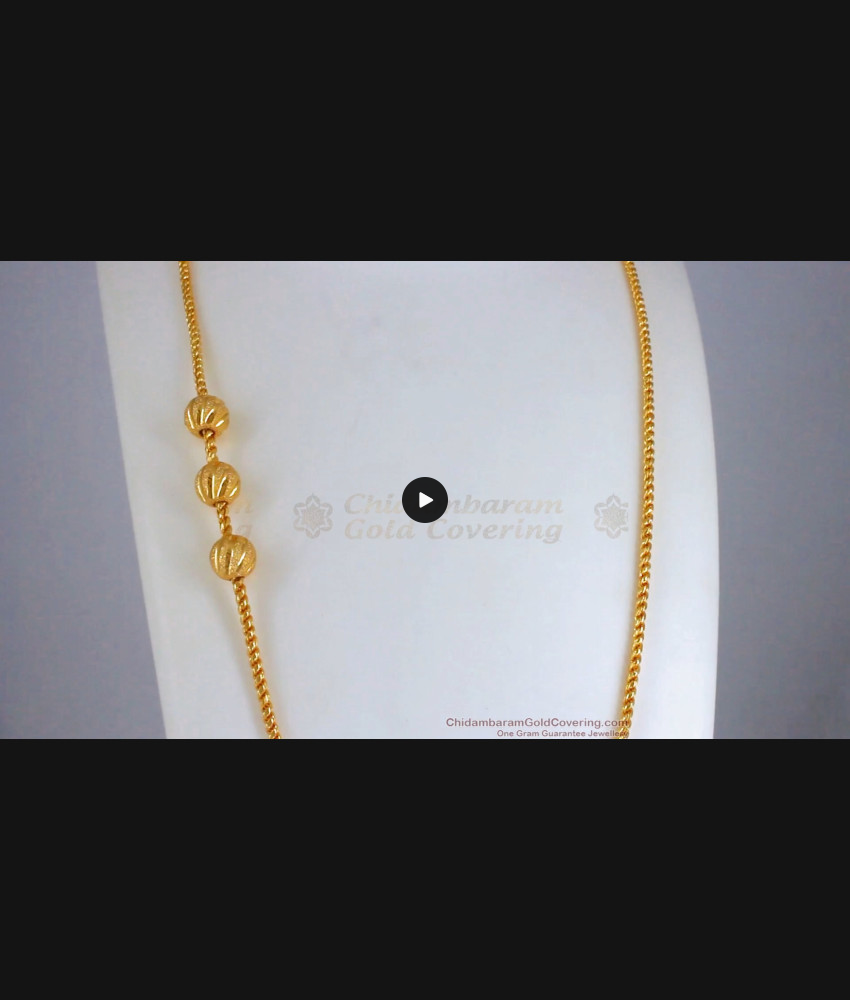 Gold Plated Mugappu Triple Ball Design Shop Online MCH1053 Gold Plated Mugappu Triple Ball Design Shop Online MCH1053