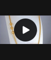 One Gram Gold Mugappu Side Pendant Chain Daily Wear MCH1054 One Gram Gold Mugappu Side Pendant Chain Daily Wear MCH1054