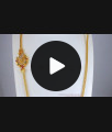1 Gram Gold Side Pendant Chain Full White Stone Jewelry MCH1057 1 Gram Gold Side Pendant Chain Full White Stone Jewelry MCH1057