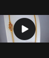 Trendy Gold plated Side Pendant Ruby White Stone Mugappu Chain MCH1061 Trendy Gold plated Side Pendant Ruby White Stone Mugappu Chain MCH1061