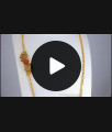 Gorgeous Gold Imitation Mugappu Multi Stone Flower Design MCH1067 Gorgeous Gold Imitation Mugappu Multi Stone Flower Design MCH1067