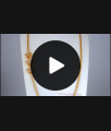 Beautiful Gold Plated Mugappu Butterfly Design White Stone MCH1098 Beautiful Gold Plated Mugappu Butterfly Design White Stone MCH1098