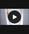 Butterfly Design Gold Imitation Mugappu Chain Full Ruby Stone MCH1100 Butterfly Design Gold Imitation Mugappu Chain Full Ruby Stone MCH1100