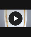 5 Layer White Flower Gold Mugappu Chain Side Pendant For Women MCH1138 5 Layer White Flower Gold Mugappu Chain Side Pendant For Women MCH1138