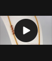 Latest Ruby Emerald Spiral Type Gold Mugappu Side Pendant Chain MCH787 Latest Ruby Emerald Spiral Type Gold Mugappu Side Pendant Chain MCH787
