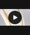 Traditional One Gram Gold Mugappu Side Pendant Chain For Married Women MCH788 Traditional One Gram Gold Mugappu Side Pendant Chain For Married Women MCH788