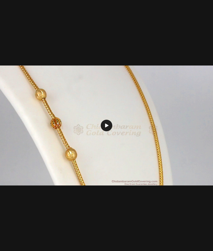 Multi Stone Gold Side Pendant Thali Chain For Daily Wear MCH791 Multi Stone Gold Side Pendant Thali Chain For Daily Wear MCH791