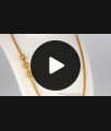 Latest Three Balls One Gram Gold Side Pendant Chain MCH798 Latest Three Balls One Gram Gold Side Pendant Chain MCH798