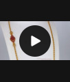 Vibrant Ruby Small Mugappu Designs for Thali Chains Online Shopping MCH814 Vibrant Ruby Small Mugappu Designs for Thali Chains Online Shopping MCH814