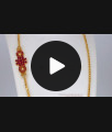 New Model Ruby Mugappu Gold Thali Chain Designs Offer Price MCH815 New Model Ruby Mugappu Gold Thali Chain Designs Offer Price MCH815