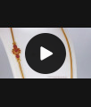 New Arrival Ruby Gold Thali Chain Side Pendant MCH816 New Arrival Ruby Gold Thali Chain Side Pendant MCH816