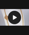 Sparkling White Stone Gold Side Pendant Chain For Married Women MCH817 Sparkling White Stone Gold Side Pendant Chain For Married Women MCH817