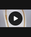 Dazzling White Stone Heart Pattern Gold Mugappu Chain MCH821 Dazzling White Stone Heart Pattern Gold Mugappu Chain MCH821