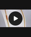 Latest Gold Mugappu Side Pendant Chain For Married Women MCH822 Latest Gold Mugappu Side Pendant Chain For Married Women MCH822