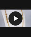 Sleek Spiral Design Multi Stone Gold Side Pendant Chain MCH823 Sleek Spiral Design Multi Stone Gold Side Pendant Chain MCH823