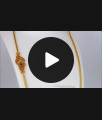 Fabulous Multi Stone Gold Mugappu Chain For Daily Wear MCH826 Fabulous Multi Stone Gold Mugappu Chain For Daily Wear MCH826