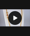 Traditional Three Ball Mugappu Gold Chain For Women Daily Use MCH837 Traditional Three Ball Mugappu Gold Chain For Women Daily Use MCH837