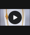 Fast Moving Peacock Gold Mugappu Chain MCH867 Fast Moving Peacock Gold Mugappu Chain MCH867