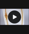 Beautiful Multi Stone Peacock Gold Mugappu Chain MCH870 Beautiful Multi Stone Peacock Gold Mugappu Chain MCH870